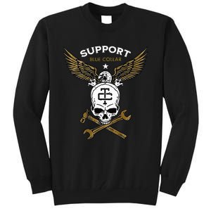 Support Blue Collar Tall Sweatshirt