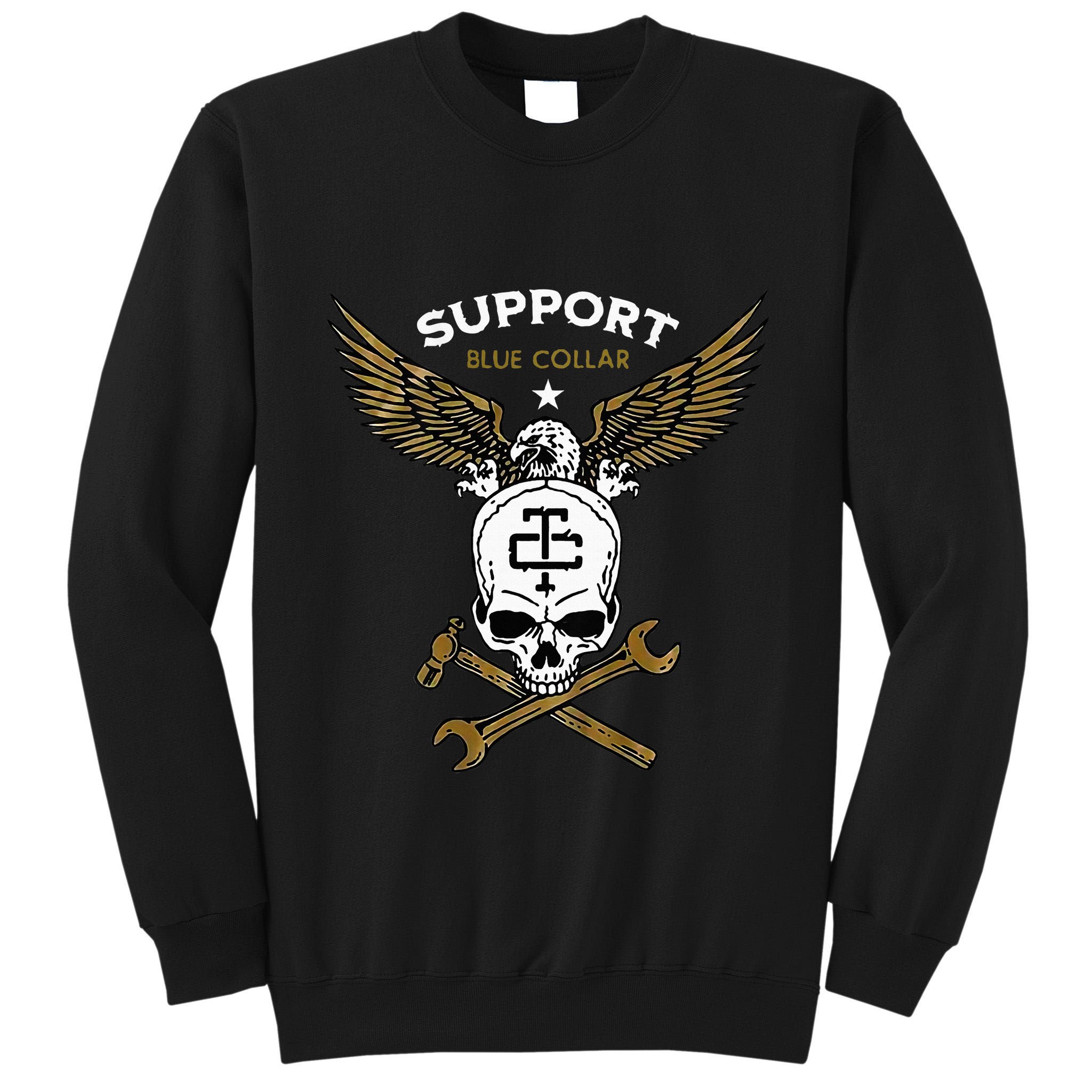 Support Blue Collar Tall Sweatshirt