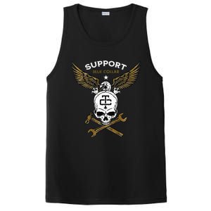 Support Blue Collar PosiCharge Competitor Tank