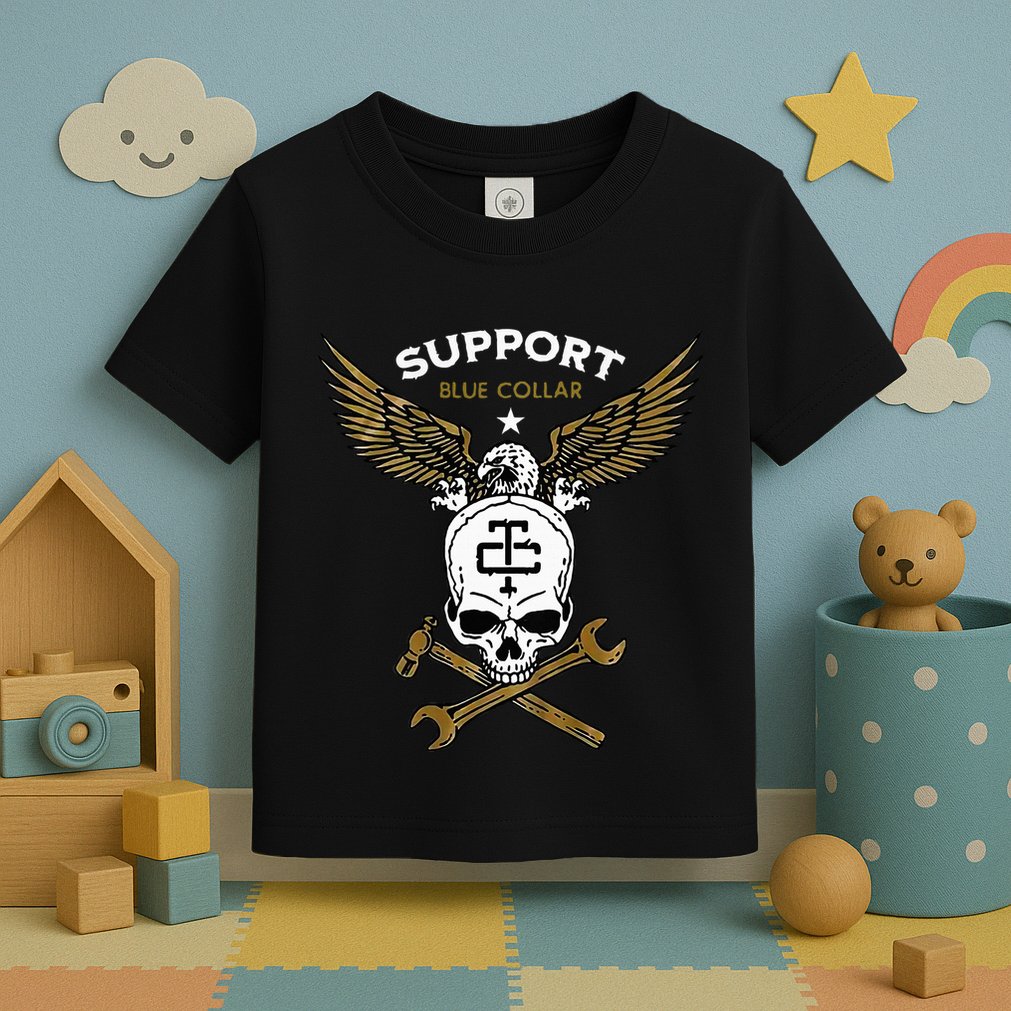 Support Blue Collar Toddler T-Shirt