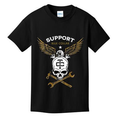 Support Blue Collar Kids T-Shirt