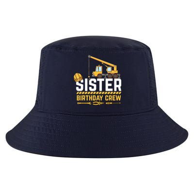 Sister Birthday Crew Construction Birthday Cool Comfort Performance Bucket Hat