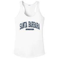 Santa Barbara California Ca College University Style Ladies PosiCharge Competitor Racerback Tank