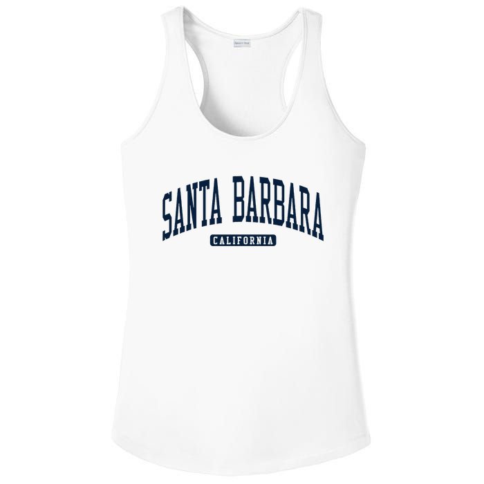 Santa Barbara California Ca College University Style Ladies PosiCharge Competitor Racerback Tank