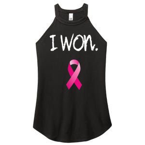 Survivor Breast Cancer Awareness  Women's Perfect Tri Rocker Tank