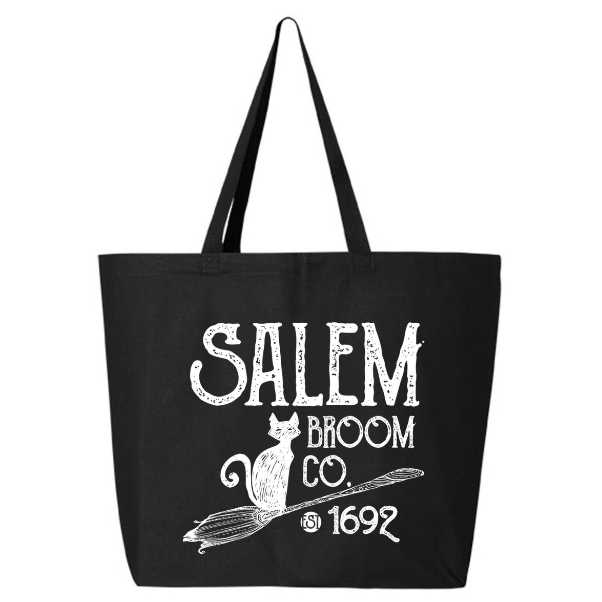 Salem Broom Co Cute Witch Trials 1692 S Halloween Cute Gift 25L Jumbo Tote
