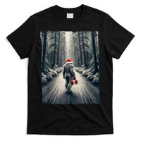 Santa Bigfoot Christmas Sasquatch Believe T-Shirt