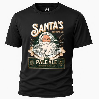 SantaS Brewing Company Pale Ale Fun Christmas Beer Drinking Performance Shirt