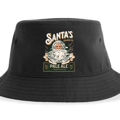 SantaS Brewing Company Pale Ale Fun Christmas Beer Drinking Sustainable Bucket Hat