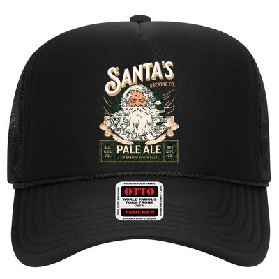 SantaS Brewing Company Pale Ale Fun Christmas Beer Drinking Trucker Hat