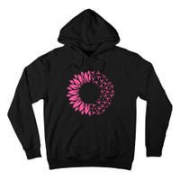 Sunflower Breast Cancer Awareness Month Ribbon Tall Hoodie