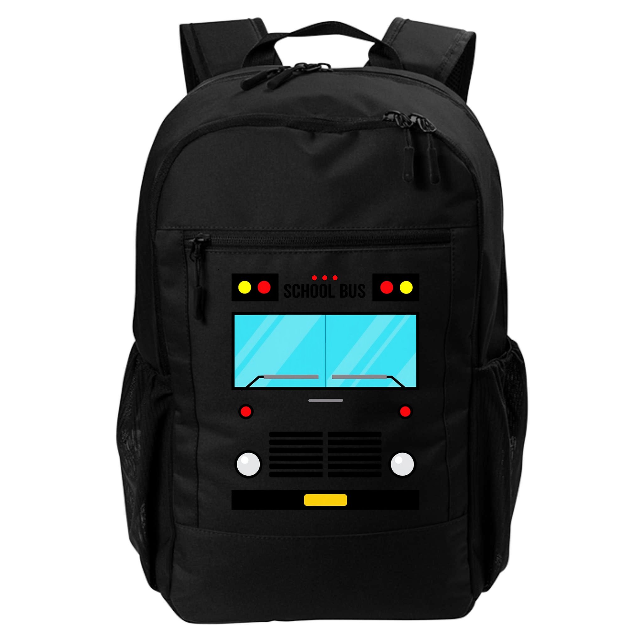 School Bus Costume Simple Halloween Costume Backpack