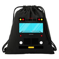 School Bus Costume Simple Halloween Costume Drawstring Bag