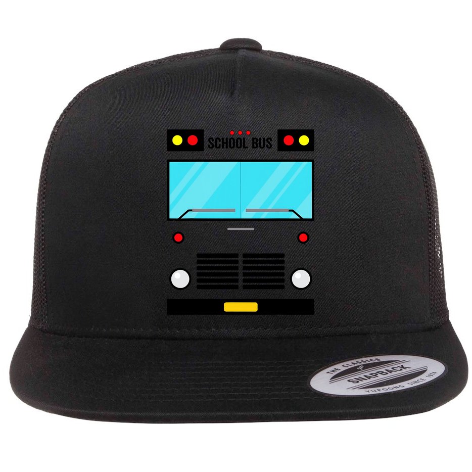 School Bus Costume Simple Halloween Costume Flat Bill Trucker Hat