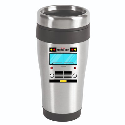 School Bus Costume Simple Halloween Costume 16oz Travel Tumbler