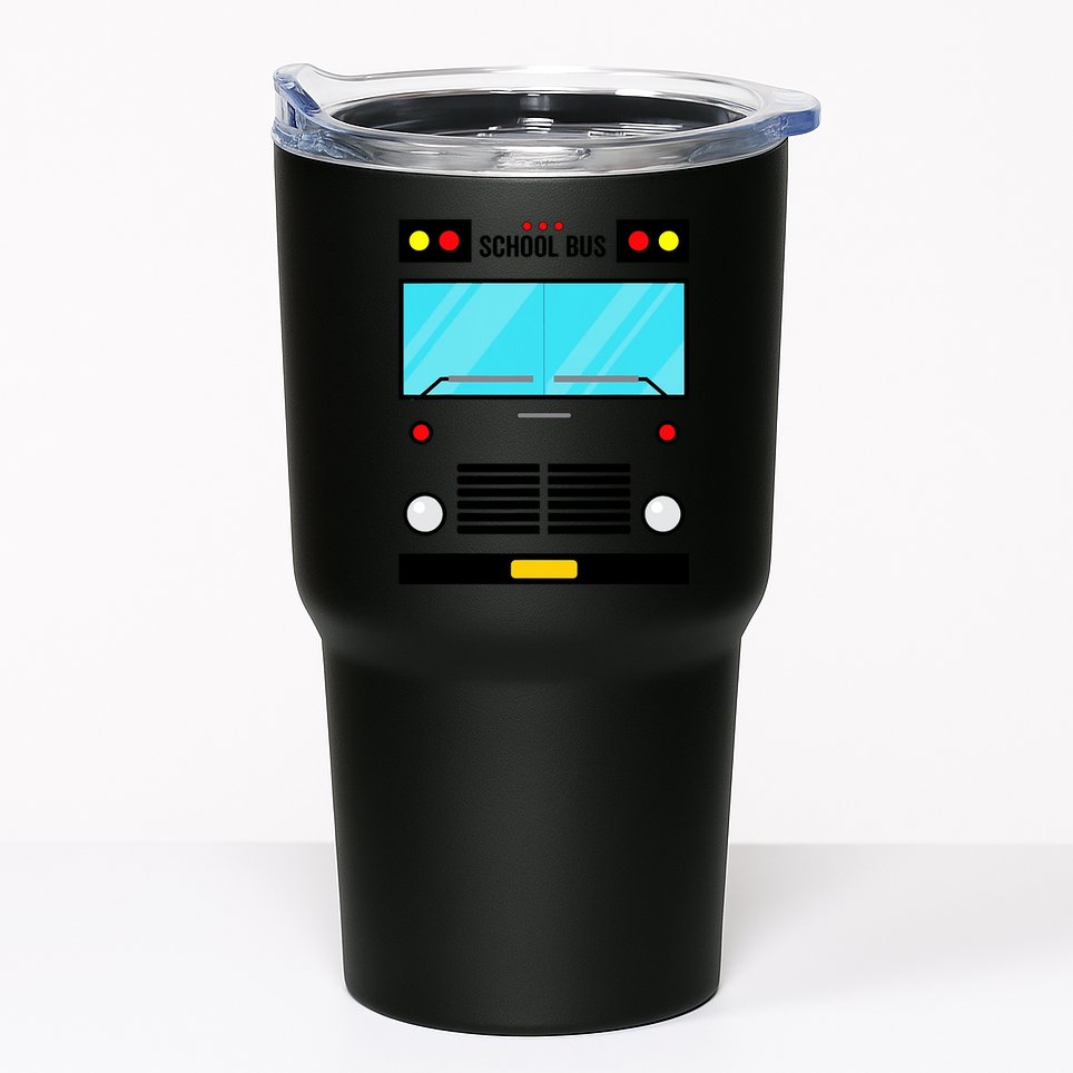 School Bus Costume Simple Halloween Costume Tumbler