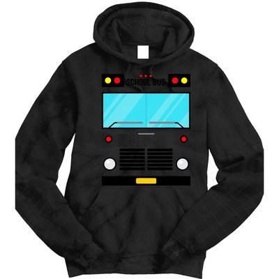 School Bus Costume Simple Halloween Costume Tie Dye Hoodie