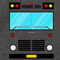 School Bus Costume Simple Halloween Costume Vector Backpack