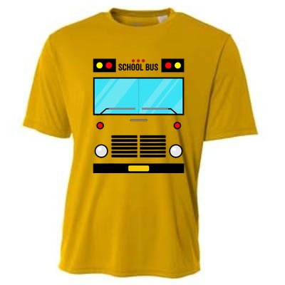 School Bus Costume Simple Halloween Costume Cooling Performance Crew T-Shirt