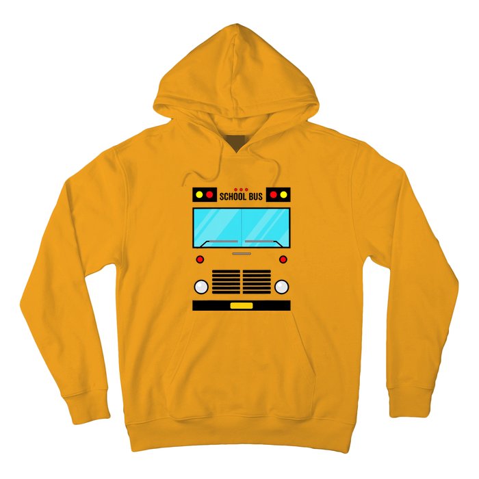 School Bus Costume Simple Halloween Costume Hoodie