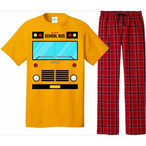 School Bus Costume Simple Halloween Costume Pajama Set