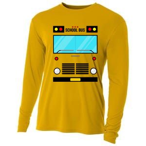 School Bus Costume Simple Halloween Costume Cooling Performance Long Sleeve Crew