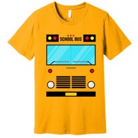 School Bus Costume Simple Halloween Costume Premium T-Shirt