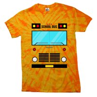 School Bus Costume Simple Halloween Costume Tie-Dye T-Shirt