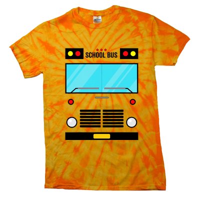 School Bus Costume Simple Halloween Costume Tie-Dye T-Shirt