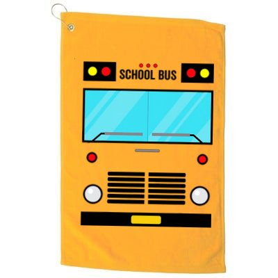 School Bus Costume Simple Halloween Costume Golf Towel