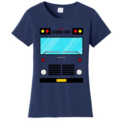 School Bus Costume Simple Halloween Costume Women's T-Shirt