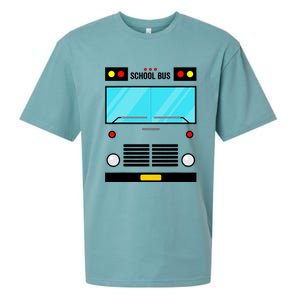 School Bus Costume Simple Halloween Costume Sueded Cloud Jersey T-Shirt