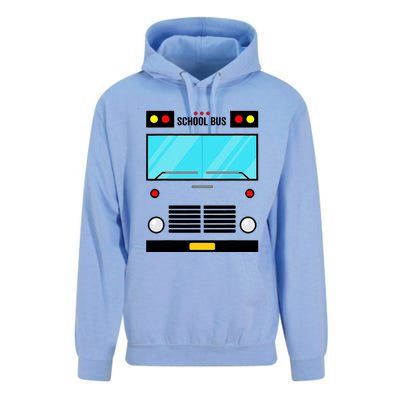 School Bus Costume Simple Halloween Costume Unisex Surf Hoodie