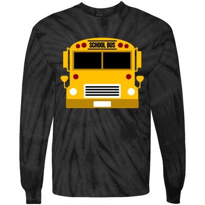 School Bus Costume Simple Halloween Costume Tie-Dye Long Sleeve Shirt