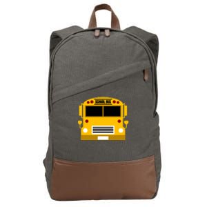 School Bus Costume Simple Halloween Costume Cotton Canvas Backpack