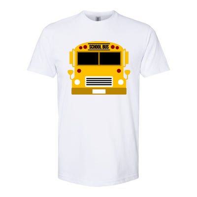 School Bus Costume Simple Halloween Costume Softstyle® CVC T-Shirt