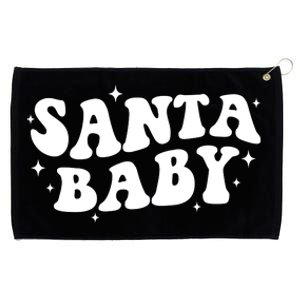 Santa Baby Cute Christmas Xmas Funny Grommeted Golf Towel