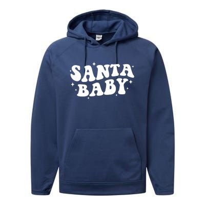 Santa Baby Cute Christmas Xmas Funny Performance Fleece Hoodie