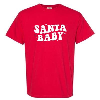 Santa Baby Cute Christmas Xmas Funny Garment-Dyed Heavyweight T-Shirt