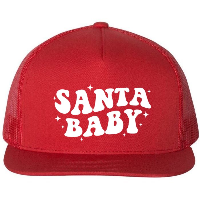 Santa Baby Cute Christmas Xmas Funny Flatbill Hat