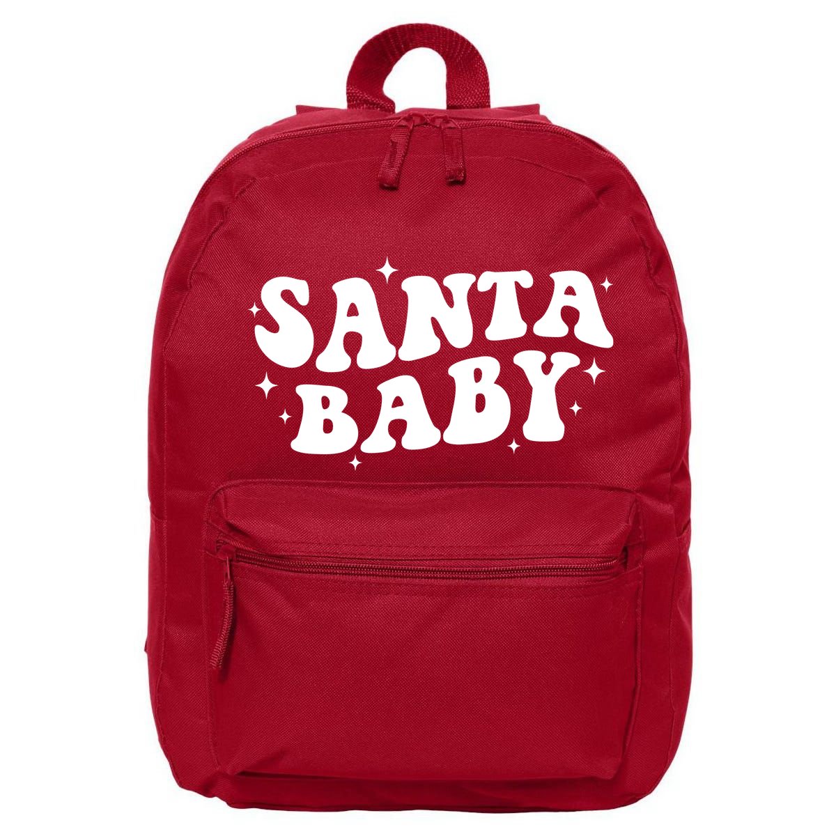 Santa Baby Cute Christmas Xmas Funny 16 in Basic Backpack