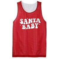 Santa Baby Cute Christmas Xmas Funny Mesh Reversible Basketball Jersey Tank