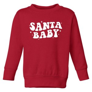 Santa Baby Cute Christmas Xmas Funny Toddler Sweatshirt