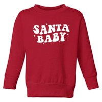 Santa Baby Cute Christmas Xmas Funny Toddler Sweatshirt