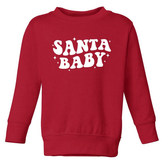 Santa Baby Cute Christmas Xmas Funny Toddler Sweatshirt