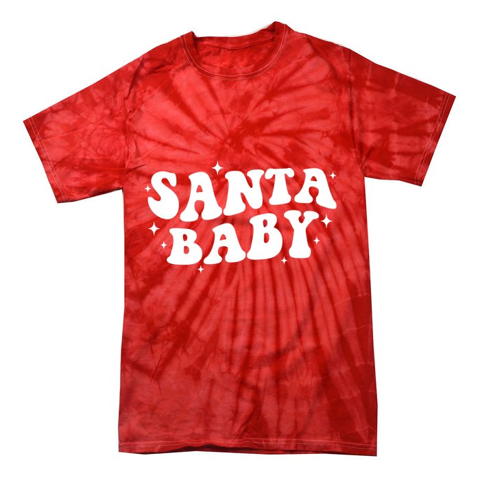 Santa Baby Cute Christmas Xmas Funny Tie-Dye T-Shirt