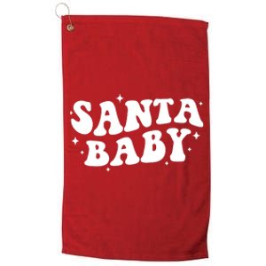 Santa Baby Cute Christmas Xmas Funny Platinum Collection Golf Towel