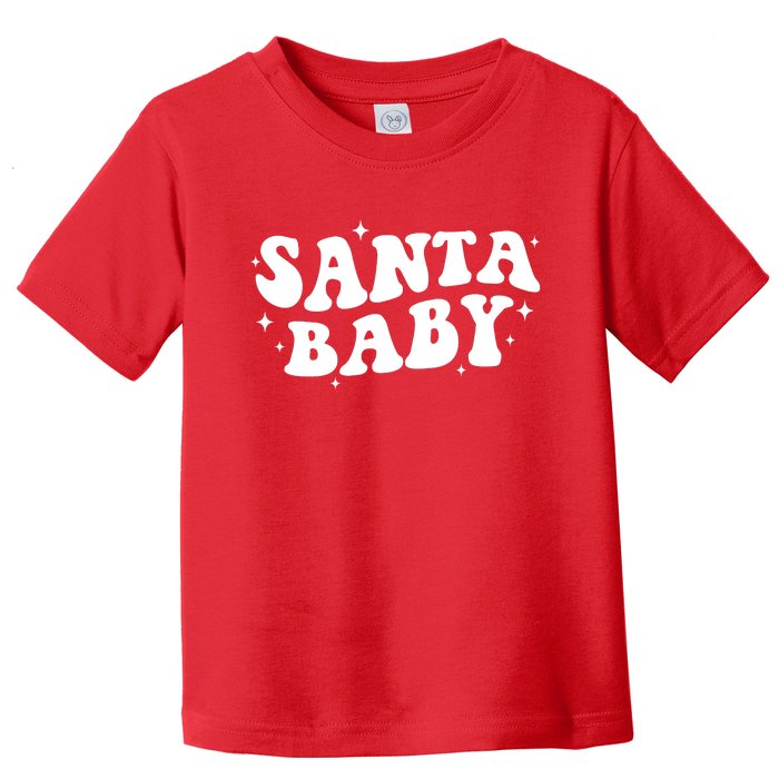 Santa Baby Cute Christmas Xmas Funny Toddler T-Shirt