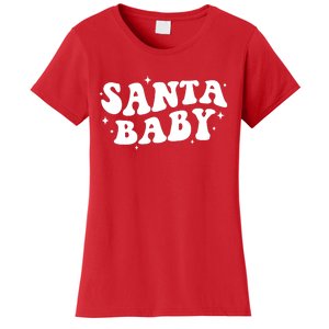 Santa Baby Cute Christmas Xmas Funny Women's T-Shirt