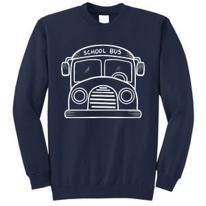 School Bus Costume Halloween Costume Tall Sweatshirt